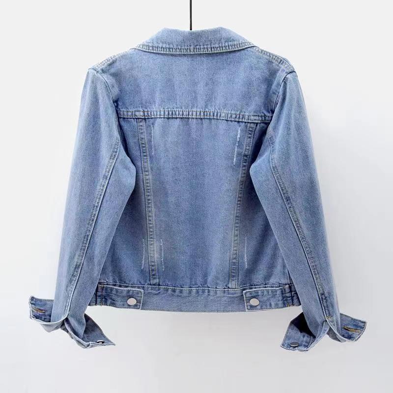 Denim Coat Women's Short Slim Jacket