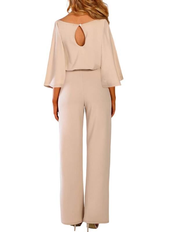 Slim-fit lace-up jumpsuit